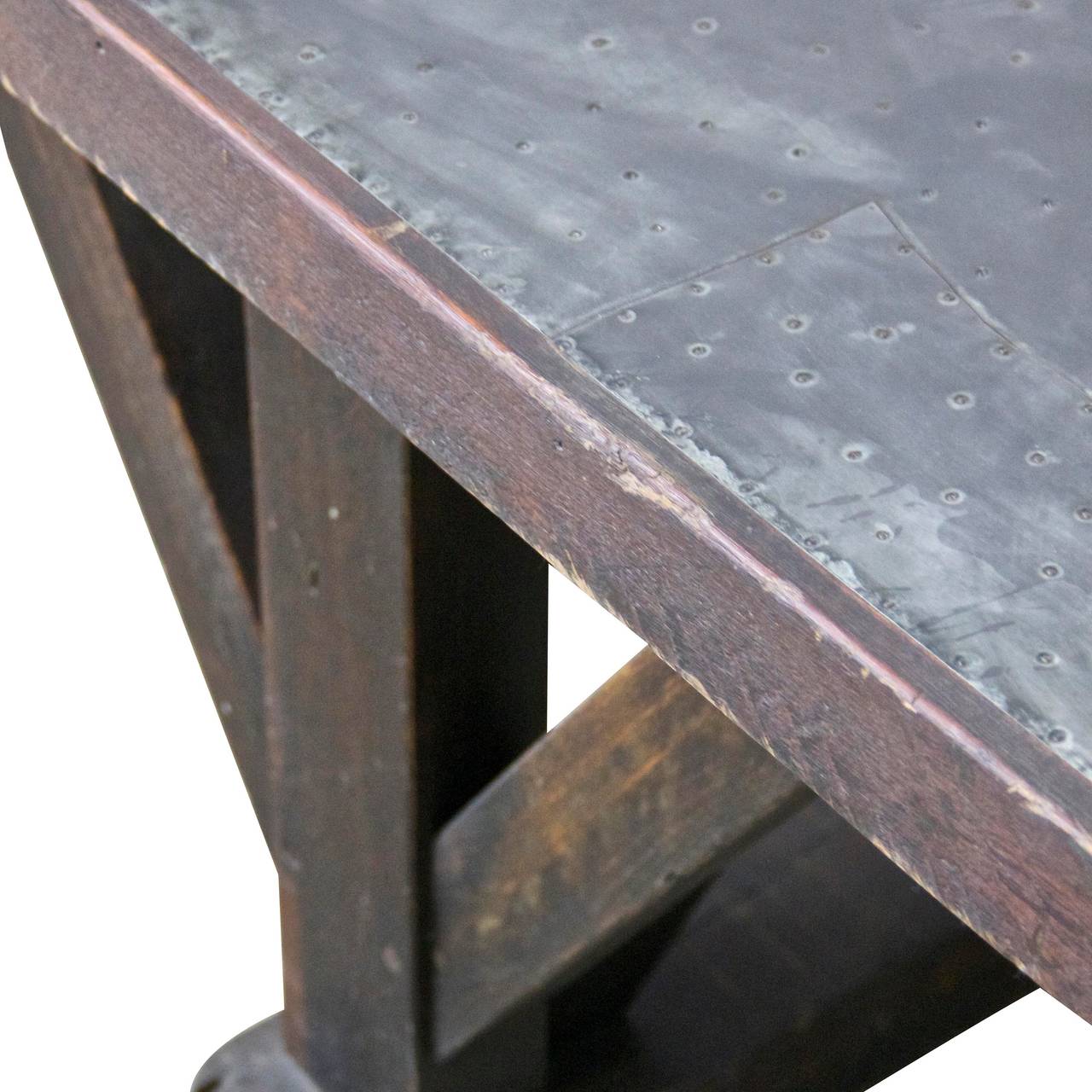 Zinc Architectural 19th Century Work Table