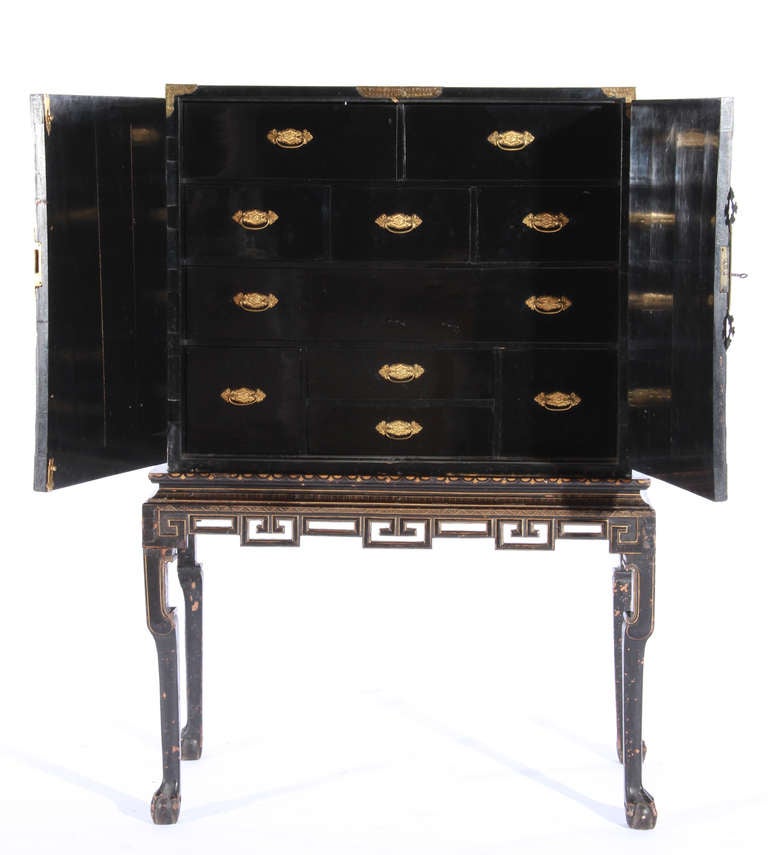 Japanned Lacquer Cabinet