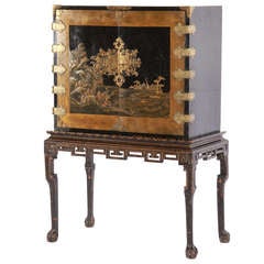 Japanned Lacquer Cabinet