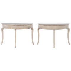 Swedish demi-lune tables