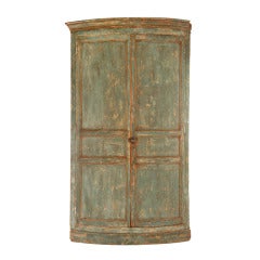 Huge French Bow-fronted Cupboard Doors