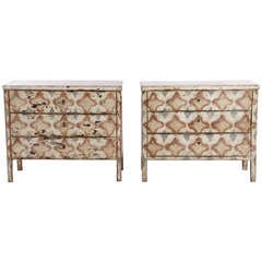 Spanish chests of Drawers in Decorative Paint-work