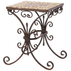 French Iron Occasional Table