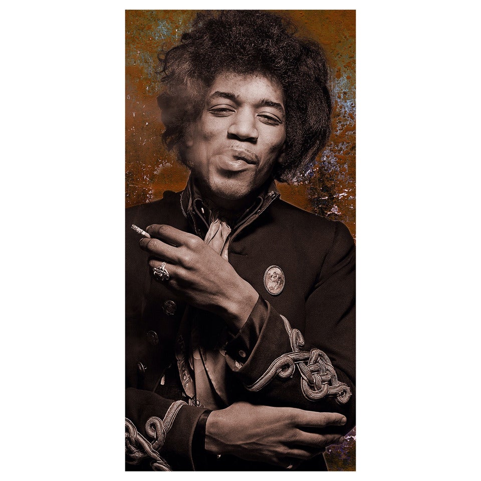 Gered Mankowitz Photograph "Jimi Rust, " Edition of One For Sale