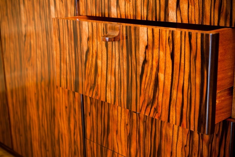 Vintage Macassar Ebony Sideboard by Chapmans of Newcastle c.1970