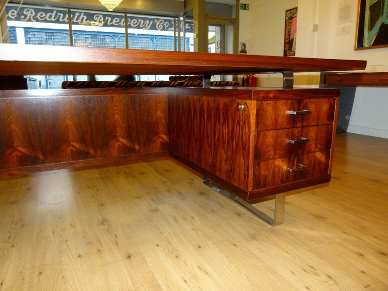 Mid-20th Century Vintage Executive Pedersen Desks, Denmark, circa 1965 For Sale