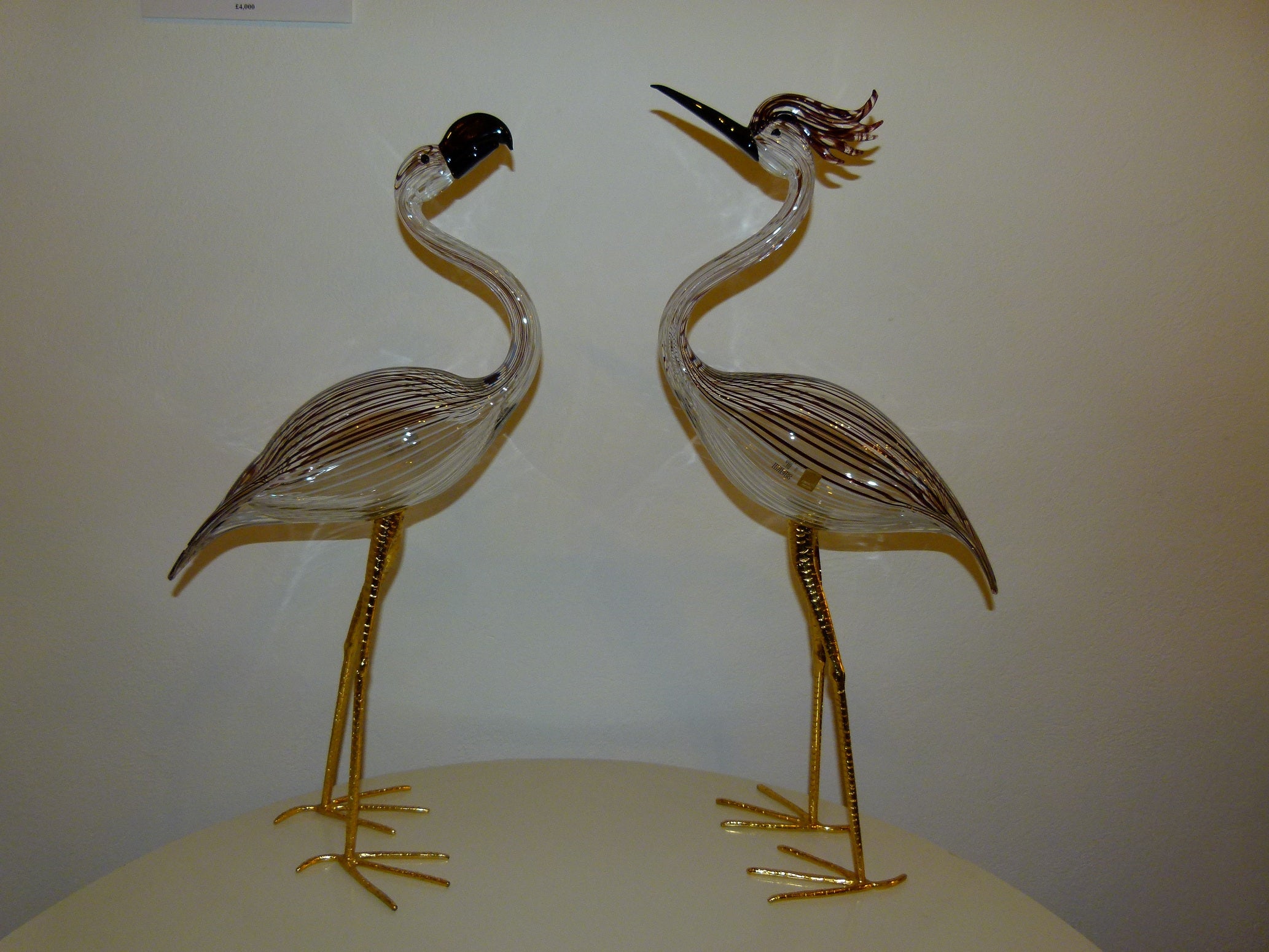 Vintage Murano glass sculptures, by Licio Zanetti c.1970 For Sale