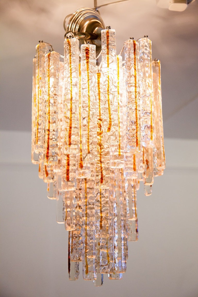 Vintage Murano Chandelier c.1970's Italy For Sale 1