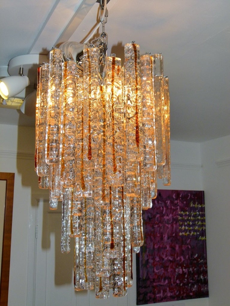 Vintage Murano Chandelier c.1970's Italy For Sale 2