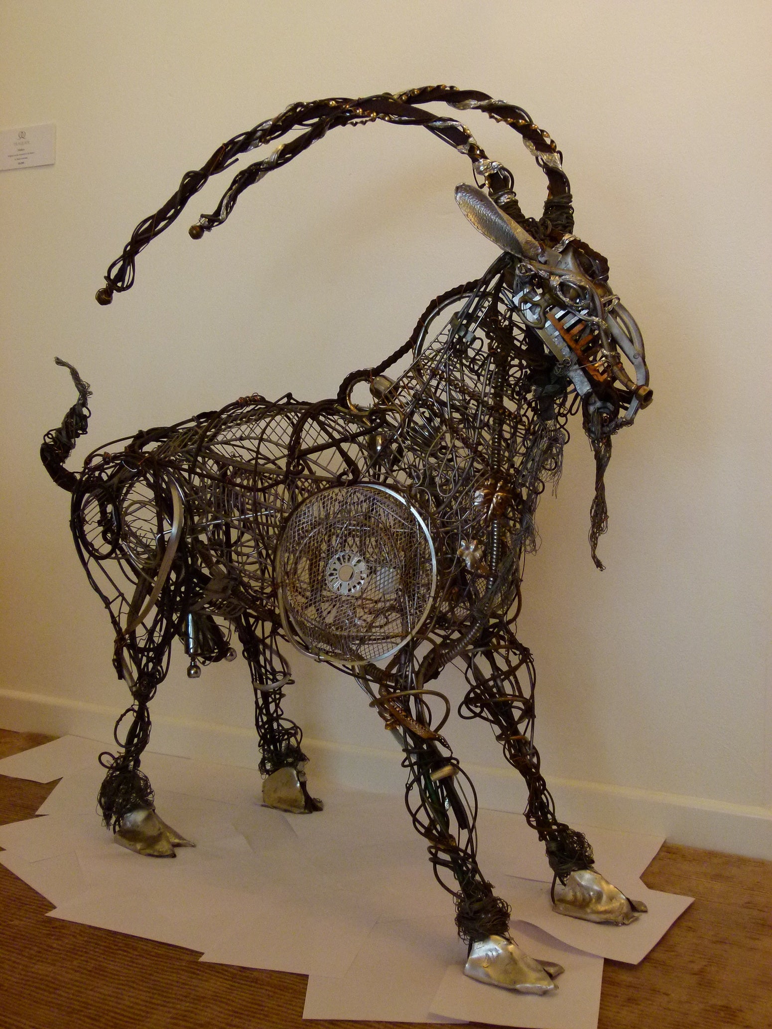 Contemporary Sculpture, "Mouli" the Goat by Richard Dawson-Hewitt For Sale