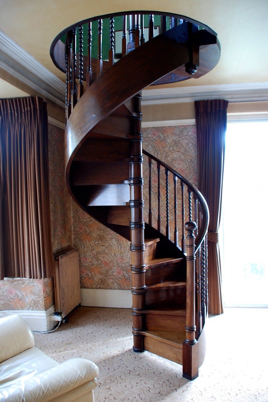 antique spiral staircase