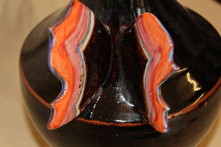 Modern Stunning Contemporary Vase by the British Potter Russell Collins For Sale