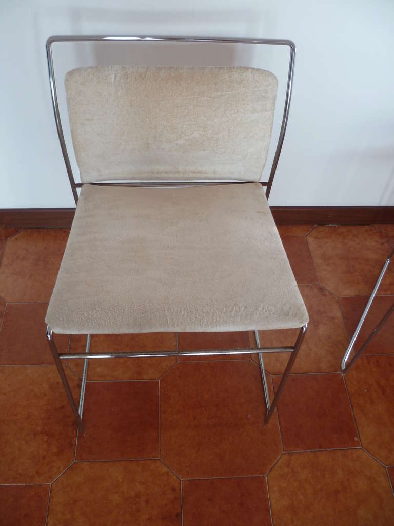 Set of Eight Tulu Dining Chairs Designed by Kazuhide Takahama, circa 1968 In Excellent Condition For Sale In London, GB