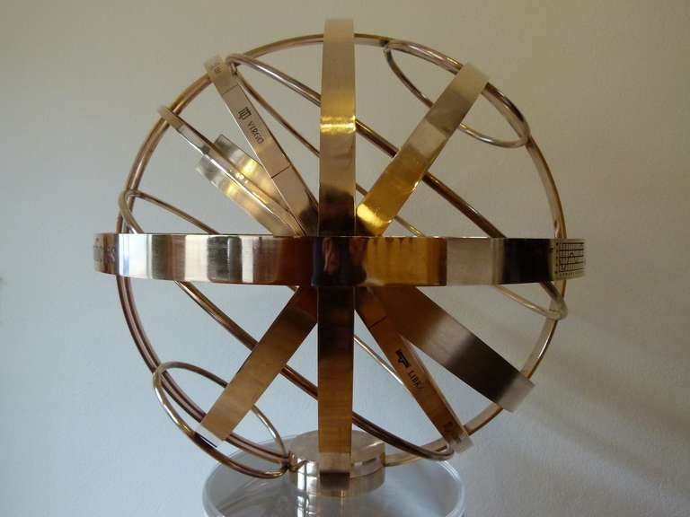 Armillary Sphere in Bronze c.2014 In Excellent Condition For Sale In London, GB