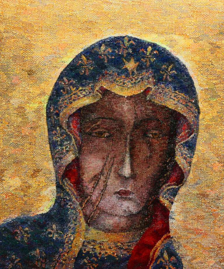 Madonna tapestry by Beata Rosiak.