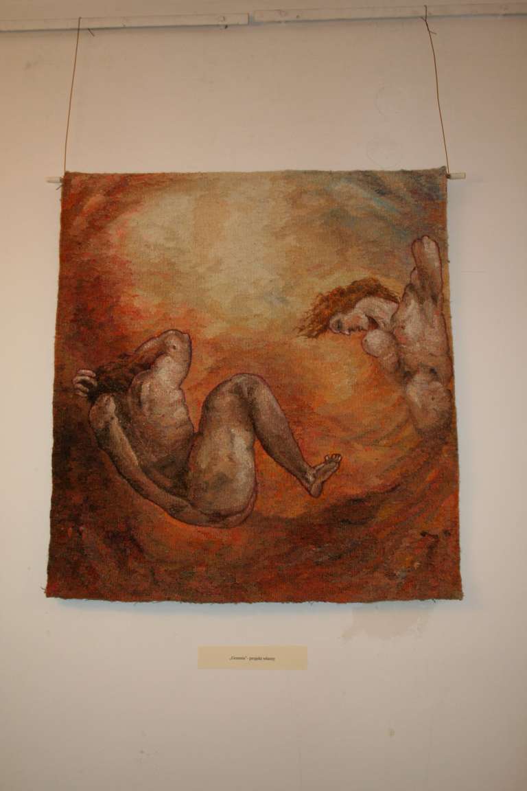 Renaissance Genesis Tapestry by Beata Rosiak For Sale