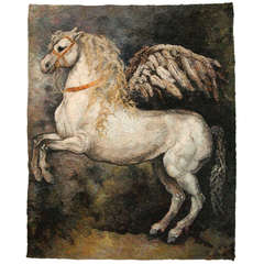 Pegasus tapestry by Beata Rosiak