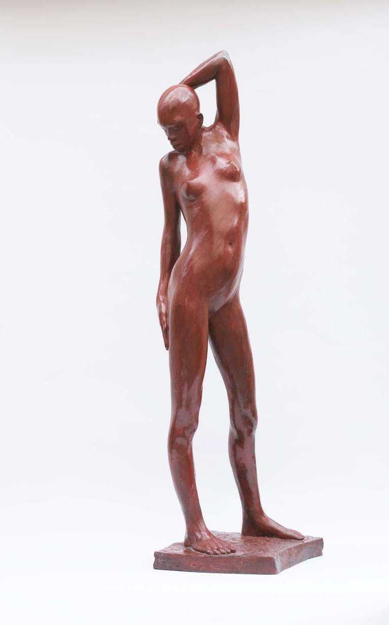 Contemporary Figurative Sculpture in Bronze by Elisabeth Hadley In Excellent Condition For Sale In London, GB