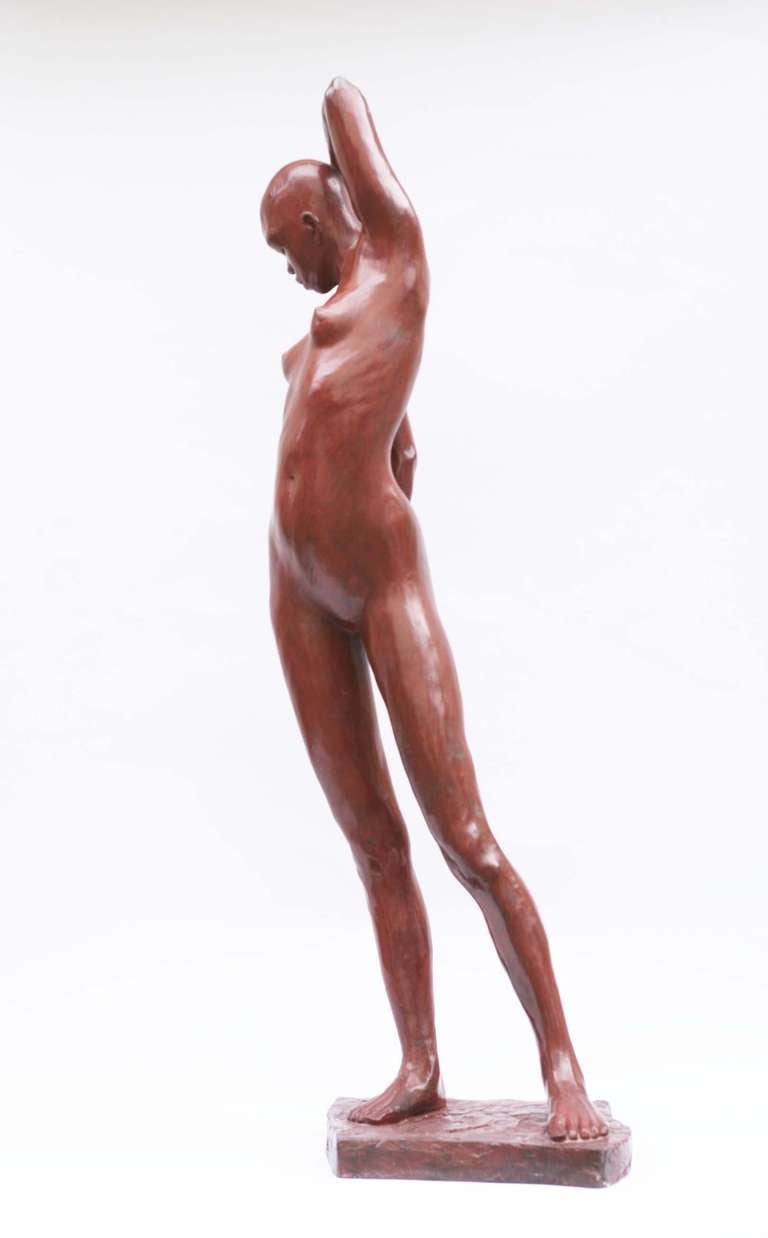 Contemporary Figurative Sculpture in Bronze by Elisabeth Hadley For Sale 1