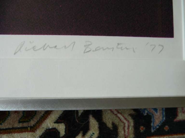 Richard Bernstein "Diamond" Signed Lithograph 1977