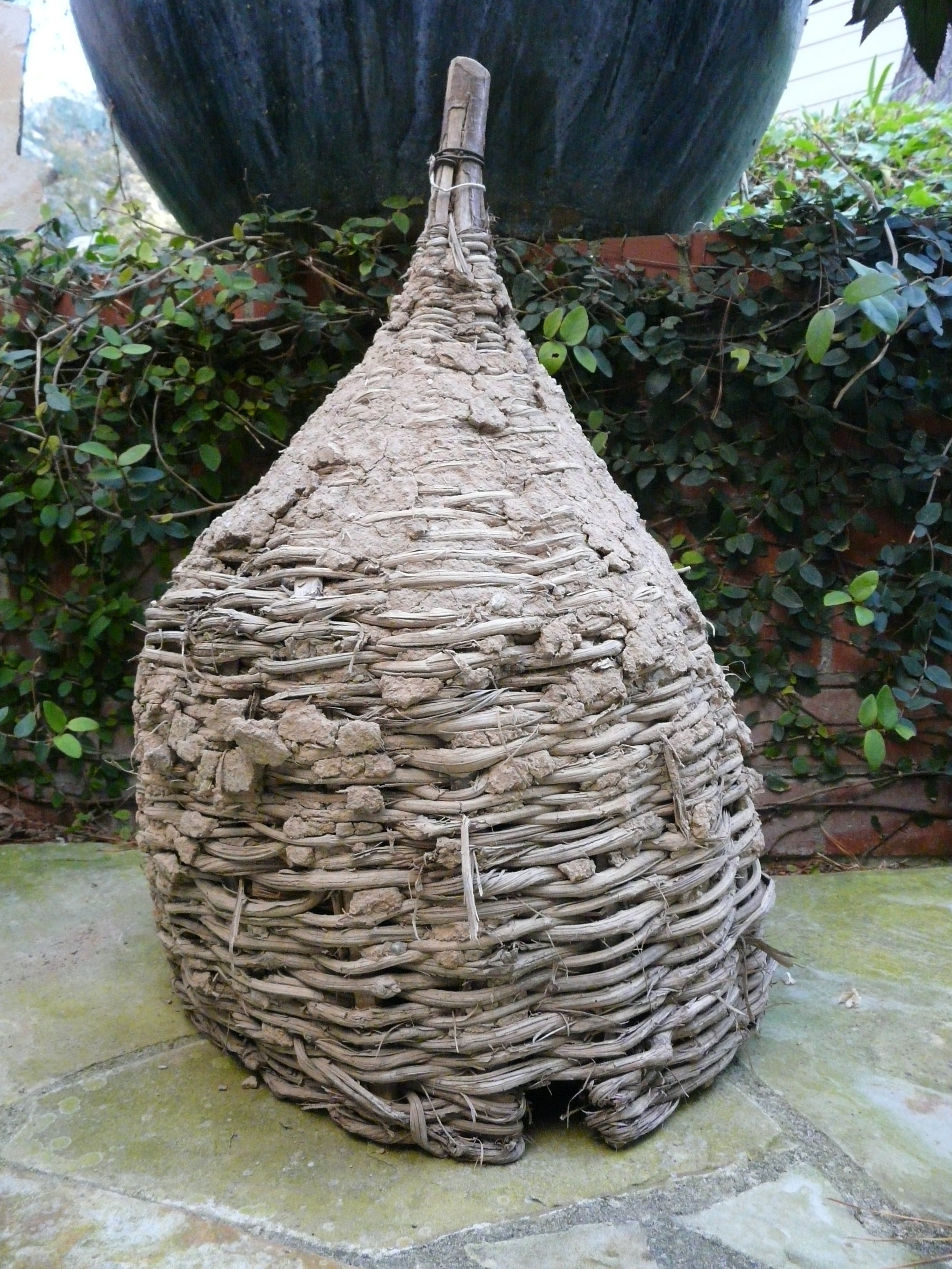 Exceptional Huge Antique Bee Skep Hive Provence France For Sale