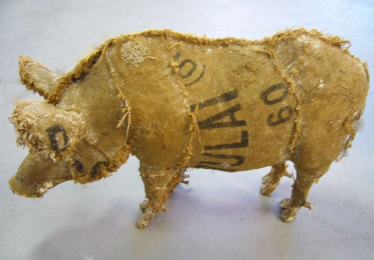 Unique Wild Pig Sculpture by Hausey-Leplat