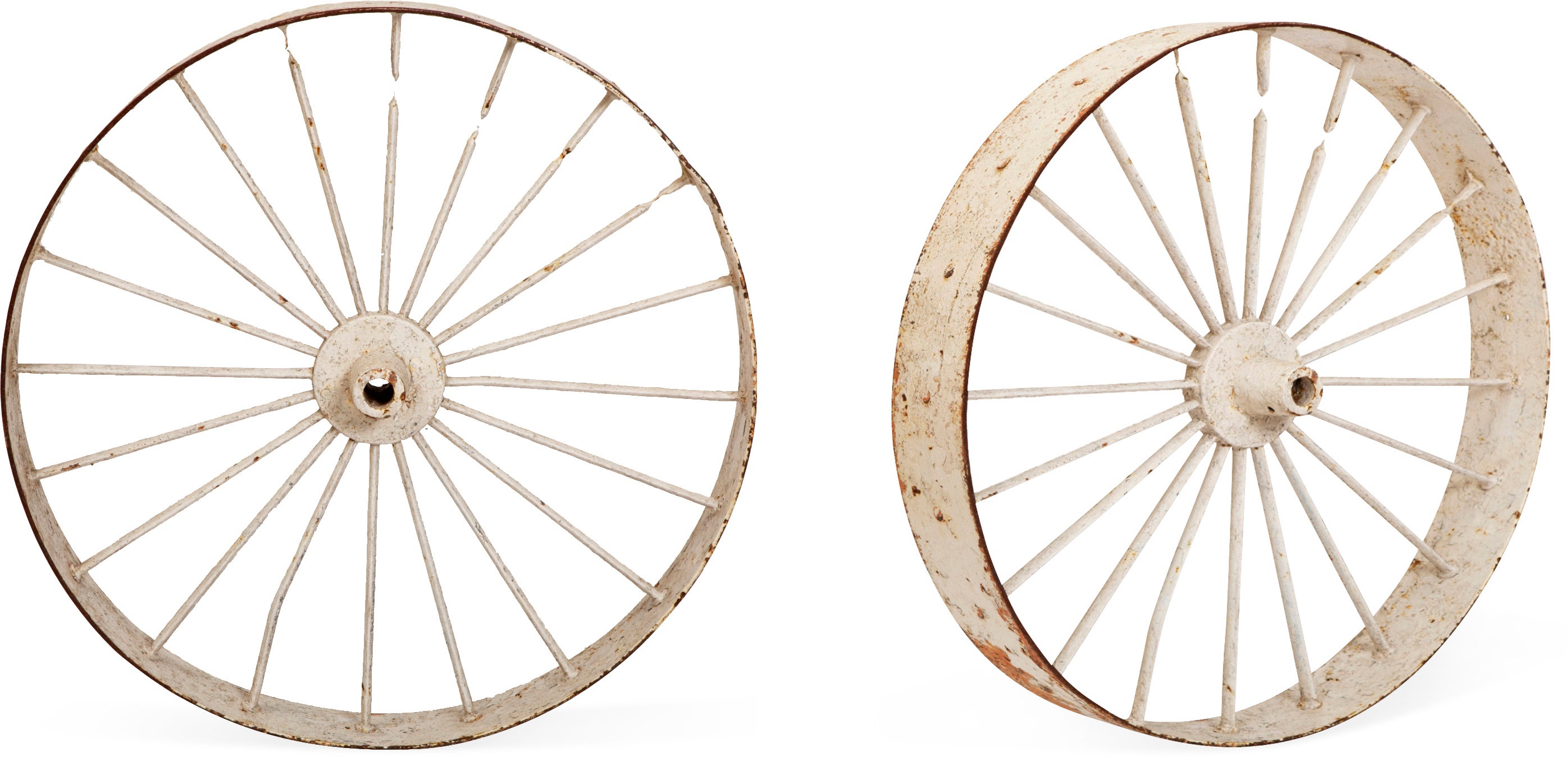 Wagon Wheels, Pair For Sale