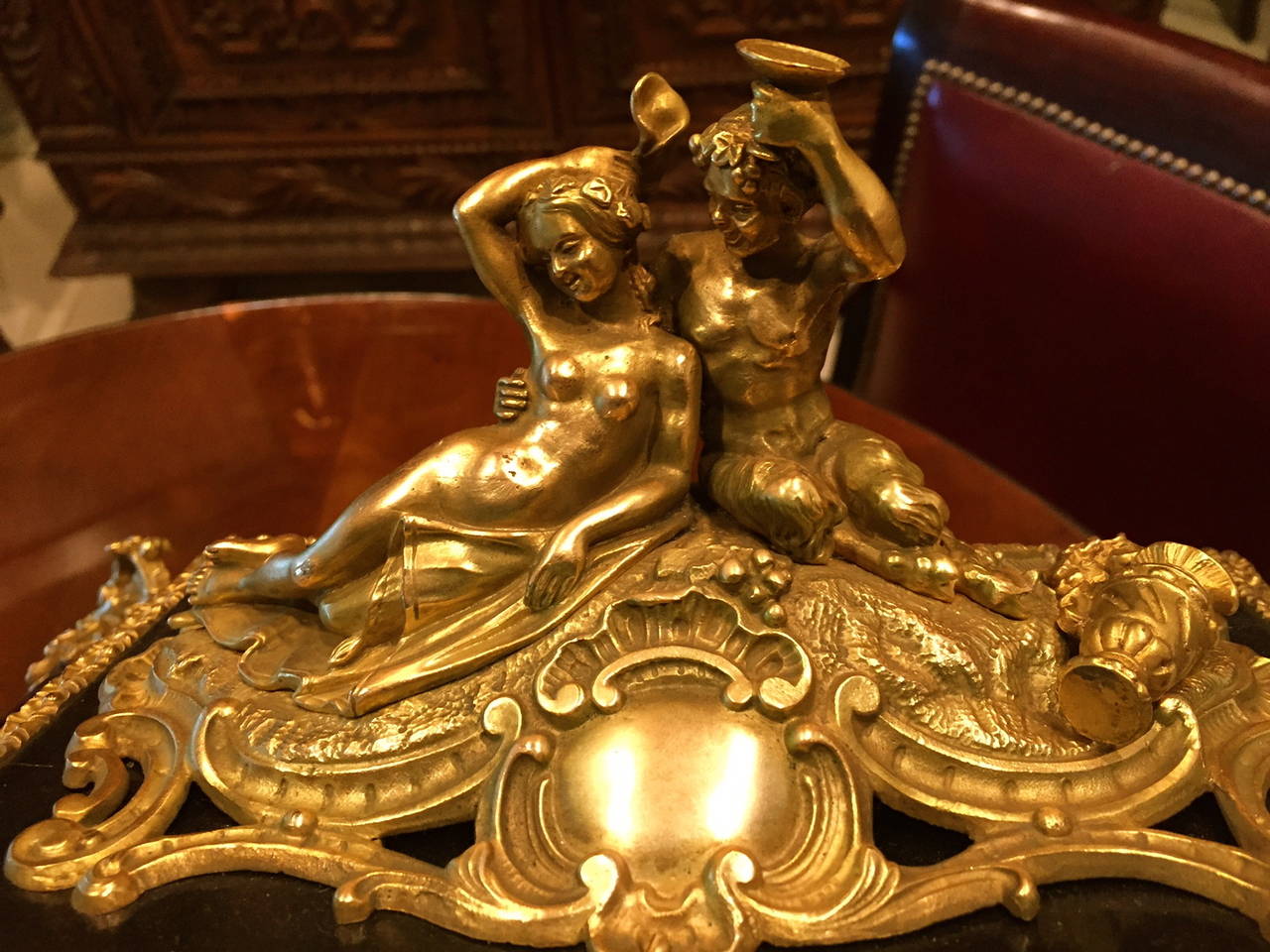 Extraordinary French Gilt Bronze-Mounted Tantalus Set Service for 32, circa 1870 For Sale 5