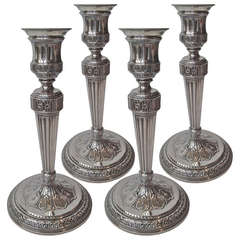 American Suite of Four Candlesticks by Tiffany and Co. C.1900