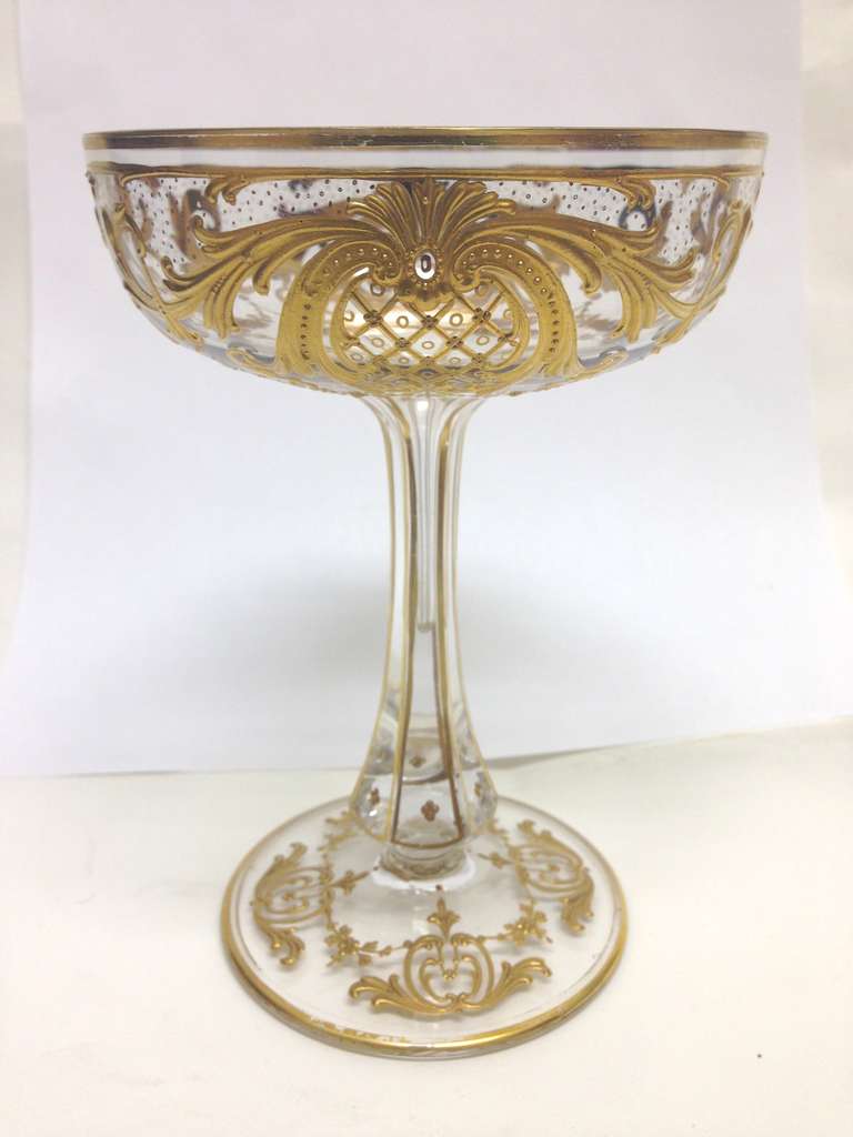 The Most Beautiful Stemware Service on Earth Moser Austria circa 1900