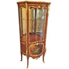 Important French Vitrine Signed Boudet Paris, circa 1900