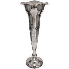 Large Sterling Silver Vase by Shreve and Co. circa 1900