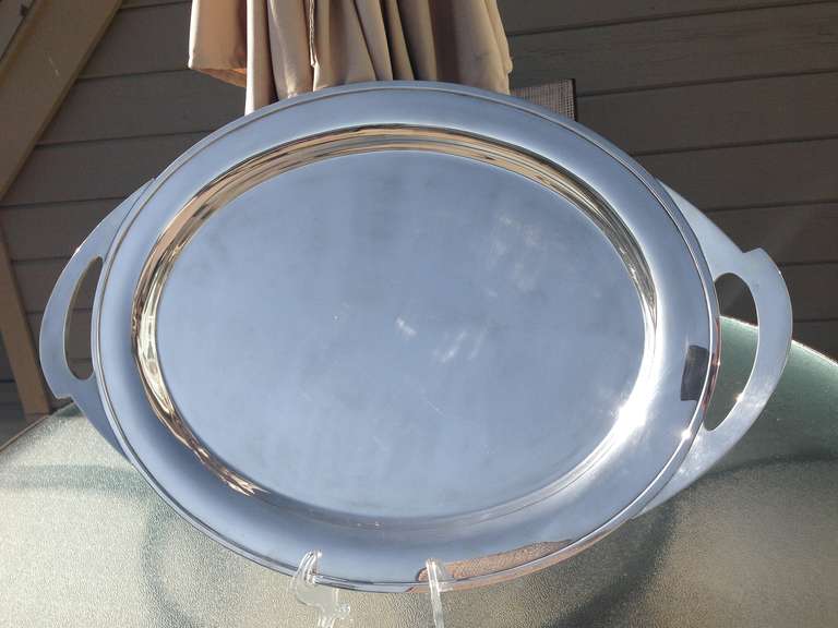 Mid Century Modern Silver Plated Tea Set, circa 1960 2