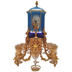 Extremely Rare Paris Porcelain and Gilt Bronze Tantalus, 19th Century