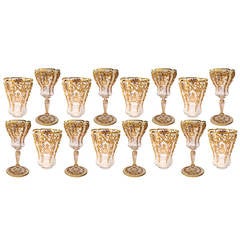 "Best in the World" Moser 16-Piece Tableware, 19th Century