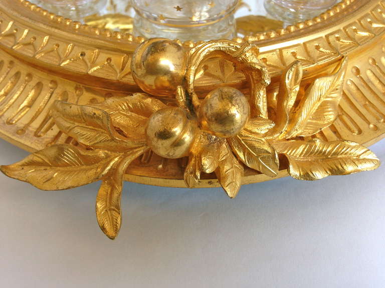 Highly Rare and Unusual Mechanicle Gilt Bronze and Crystal Tantalus19thc. 3