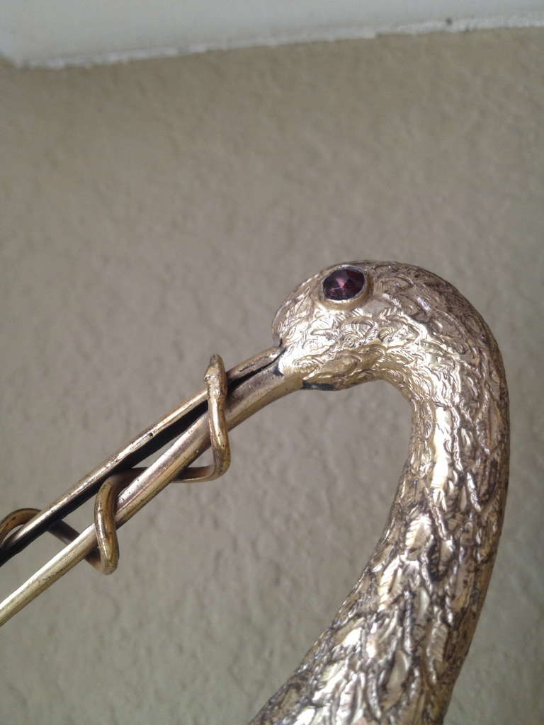 Exceptional Dutch Silver, Bird Form Spice Box, Fully Marked 2