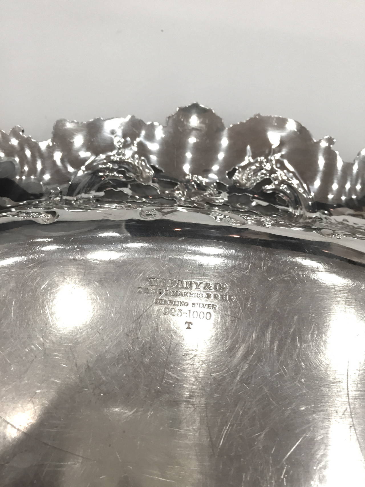 American Tiffany and Co. Sterling Silver Garniture Bowl, circa 1900