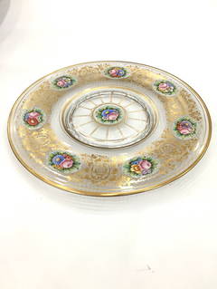 Rare Set of 12 Moser Glass Service Plates, circa 1900