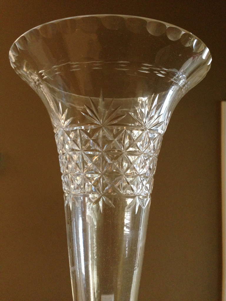 American Silver Plated Epergne Vase with Putti 