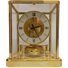 20th Century Jaeger-LeCoultre Atmos Clock Gold Hands