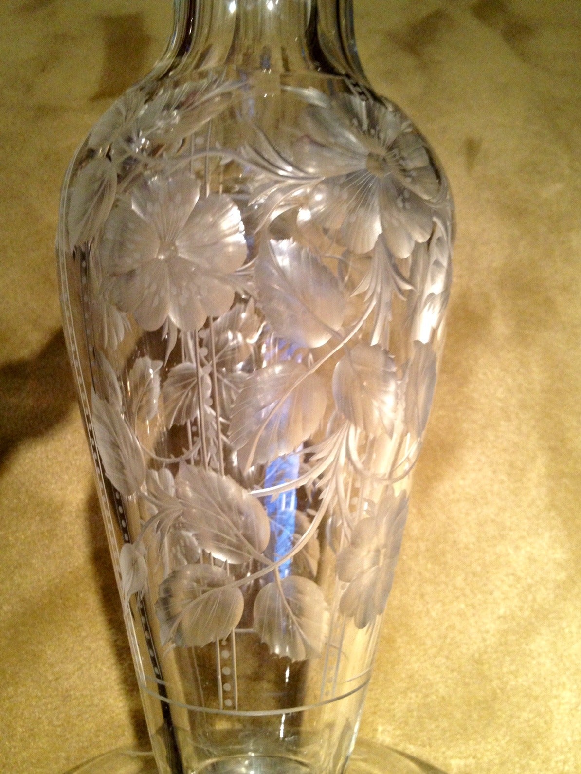 Monumental American Brilliant Period Cut Glass Vase by Tuthill, circa 1900 2