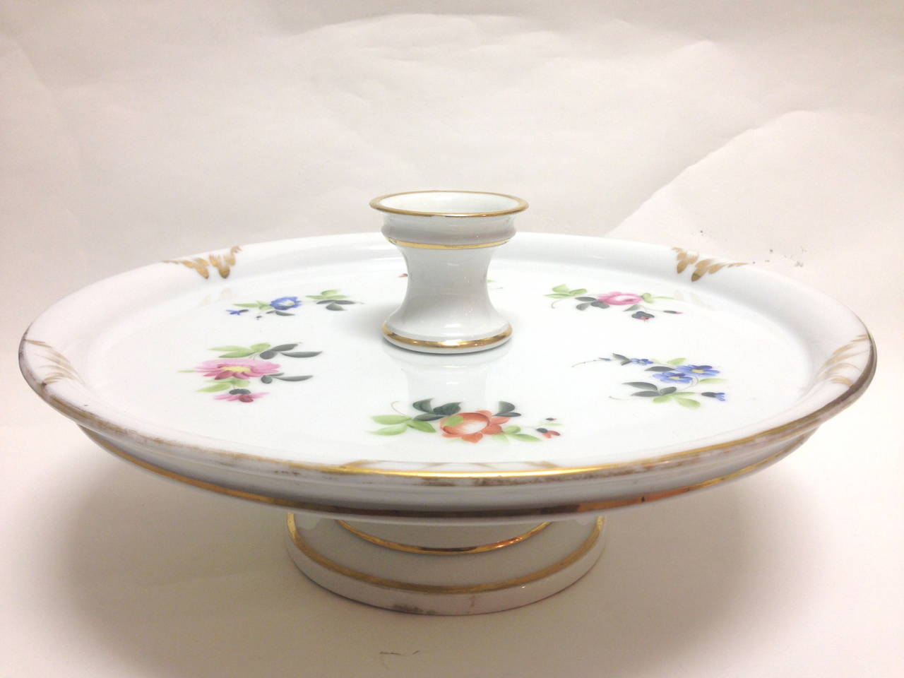 Fabulous Old Paris Pot de Crème Service on Stand Paris, circa 1860 3
