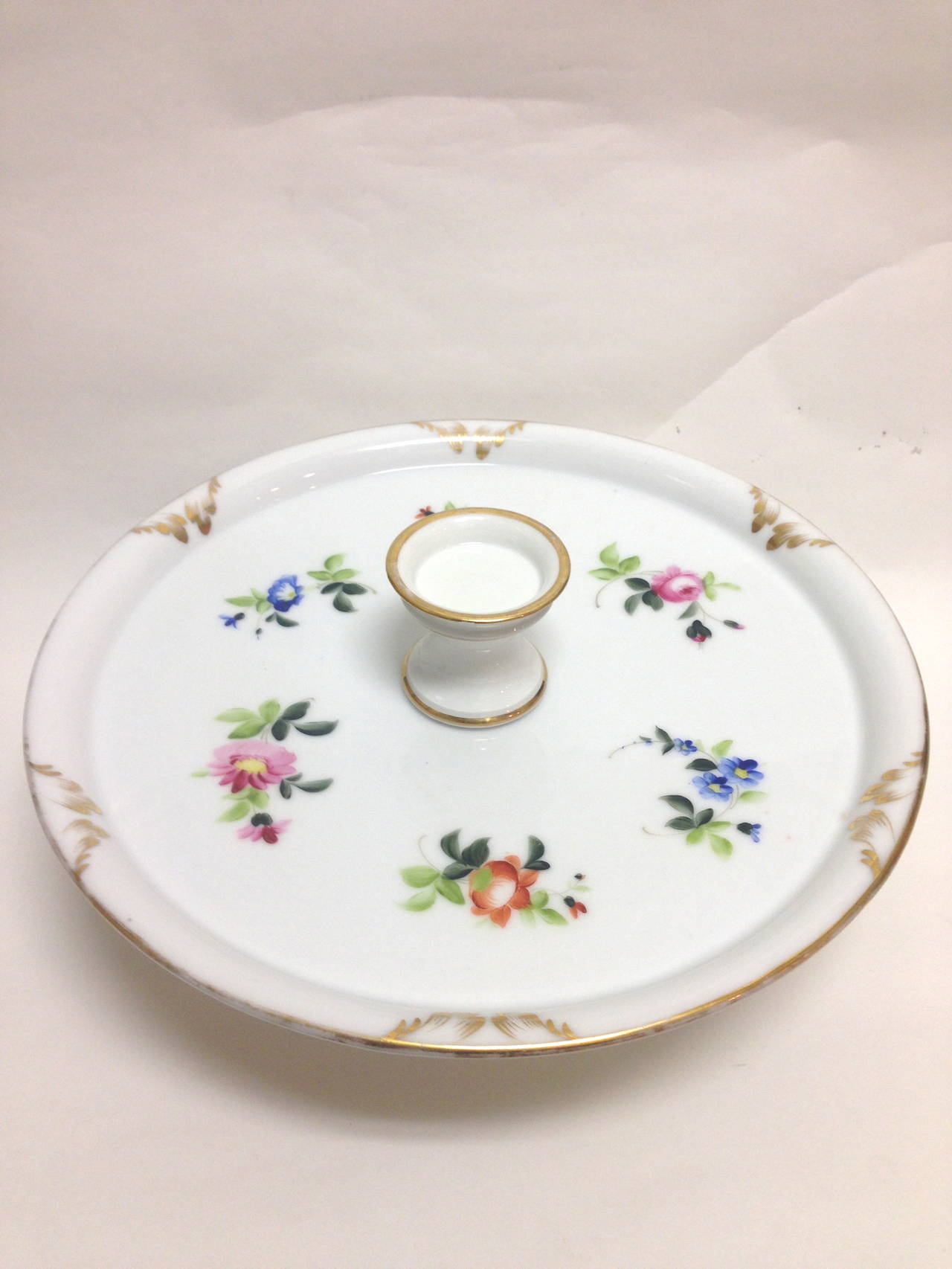 Fabulous Old Paris Pot de Crème Service on Stand Paris, circa 1860 4