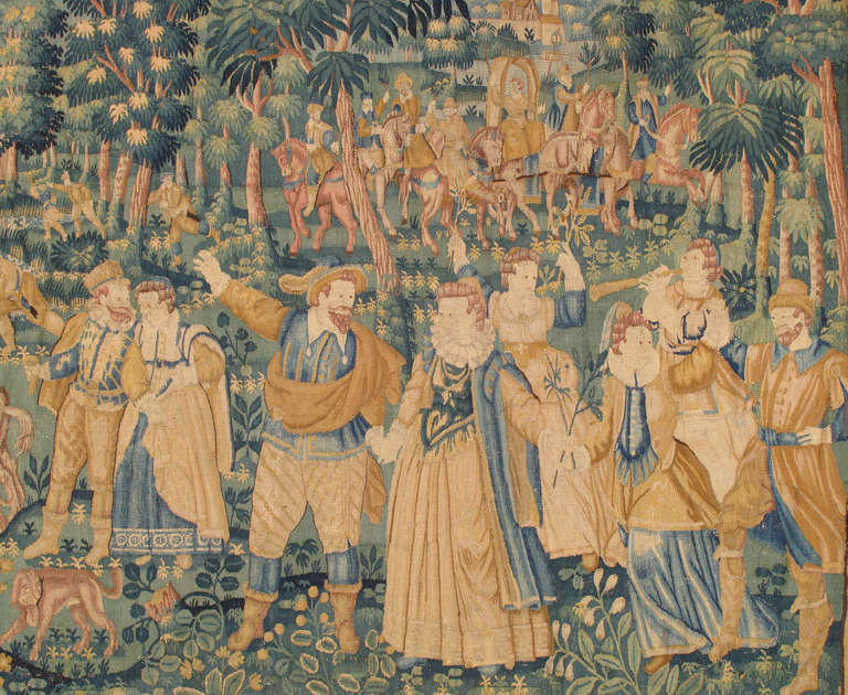 French 16th Century Game Park Tapestry