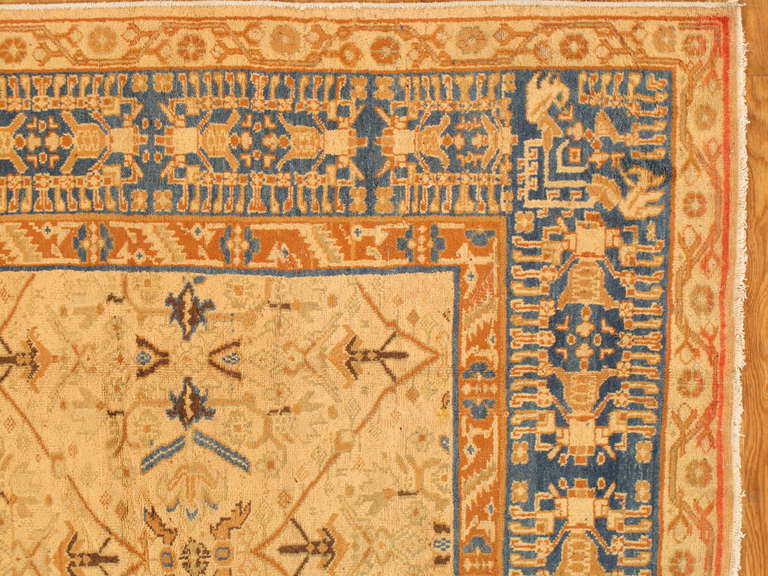 Antique Indian Amirtsar Carpet In Good Condition In Port Washington, NY