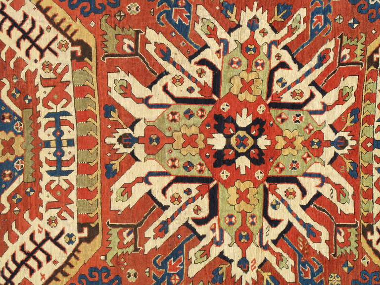 Eagle Kazak rugs are among the most sought after Caucasian rugs. The name 