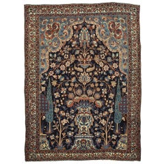 Antique Persian Tabriz Rug