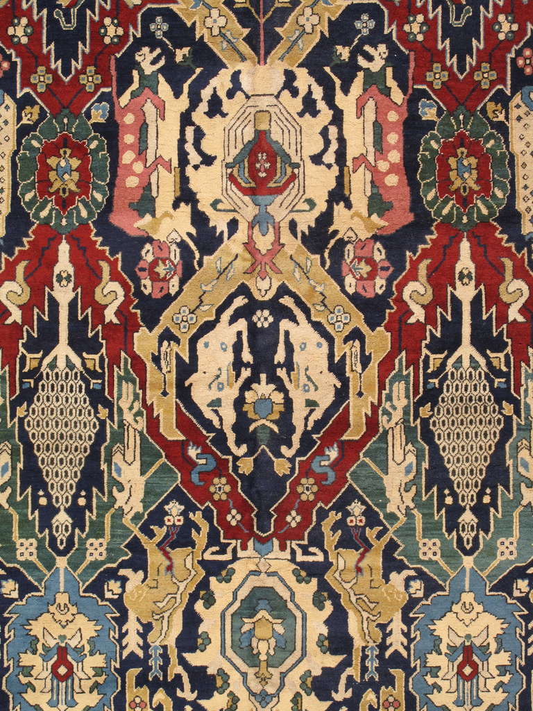 Tabriz is an important weaving centre in North West Persia and has been since the 16th century. This city has become one of the leading producers of carpets in the east. In the 19th century, most of these works of art ended up in the American