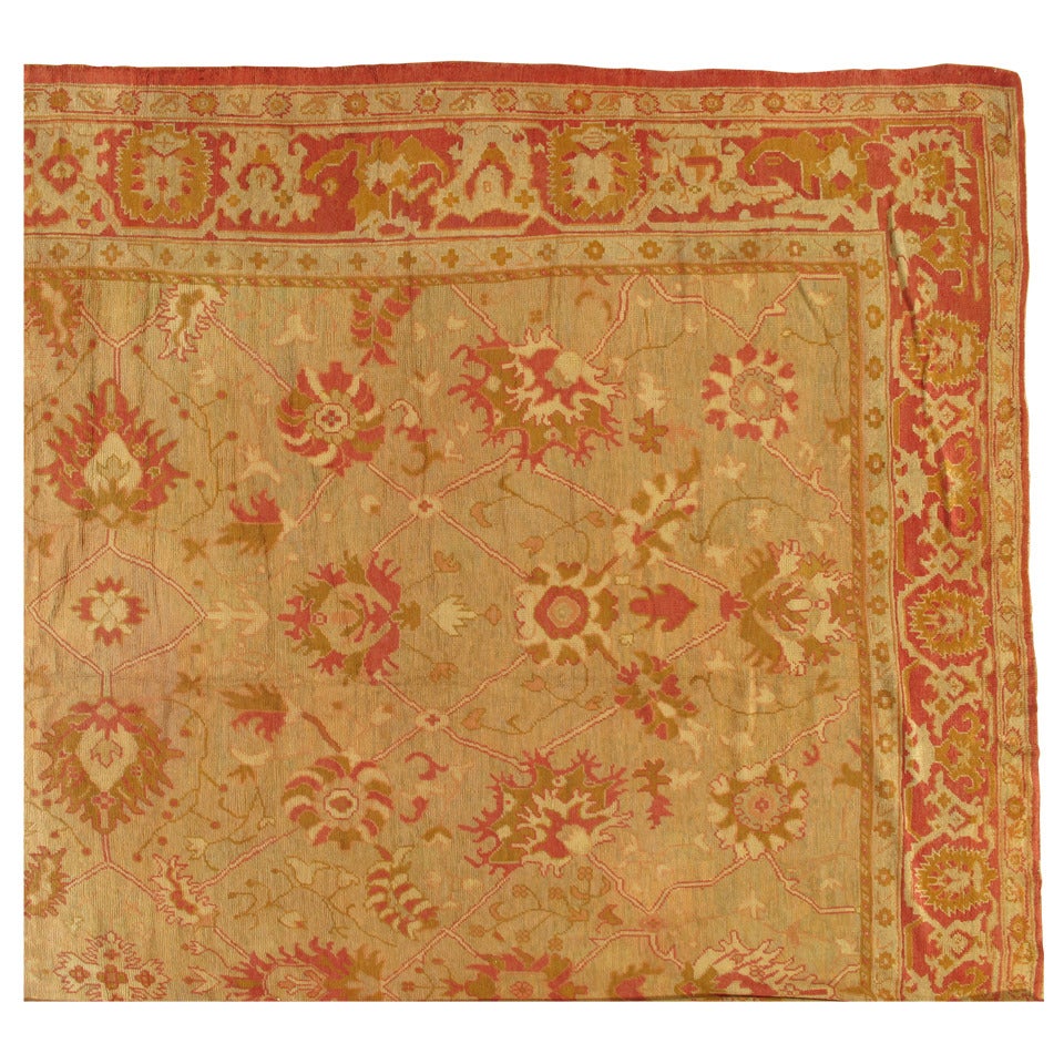West Anatolia is one of the largest weaving regions in Turkey. Since the 15th Century, Turkish rugs have always been on top of the list for having fine oriental rugs. 
Oushak rugs such as this, are desirable in today’s highly decorative market. A